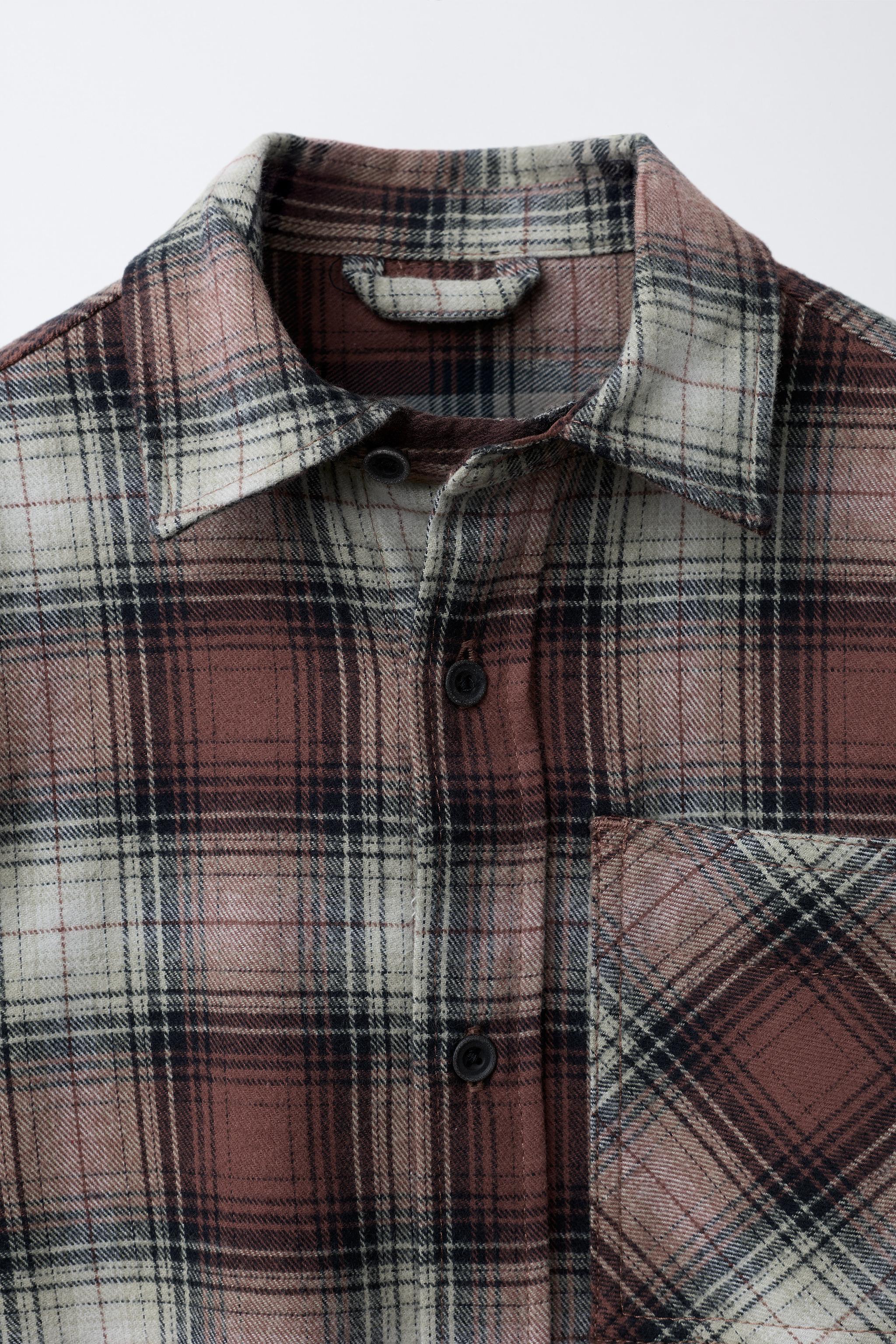 PLAID POCKET OVERSHIRT